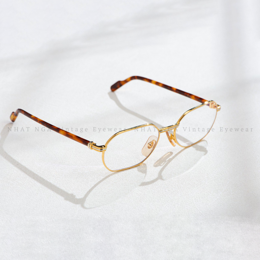 GỌNG KÍNH LIỀN VÀNH CARTIER CÀNG NHỰA VÂN ĐỒI MỒI