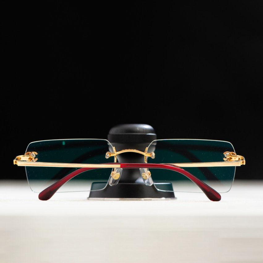 GỌNG KÍNH 3 MẢNH VÀNG 18K CHANEL J017876