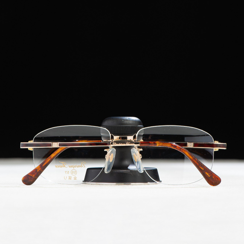 GỌNG KÍNH 3 MẢNH BỌC VÀNG DOMINIQUE FRANCE DF-1528