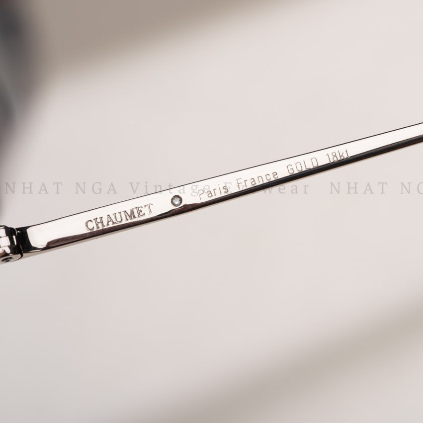 GỌNG 3 MẢNH VÀNG TRẮNG 18K CHAUMET CH-D01