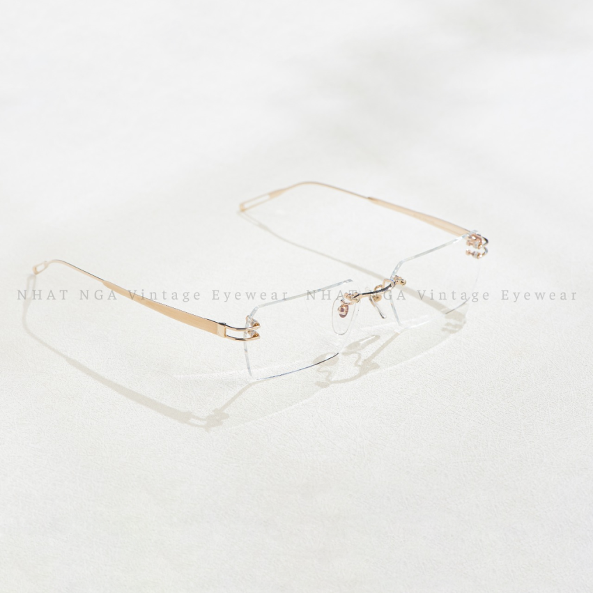 GỌNG KÍNH 3 MẢNH VÀNG TRẮNG KUJO PX-191