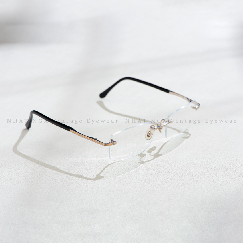 GỌNG KÍNH 3 MẢNH VÀNG TRẮNG 18K CARTIER 5690349