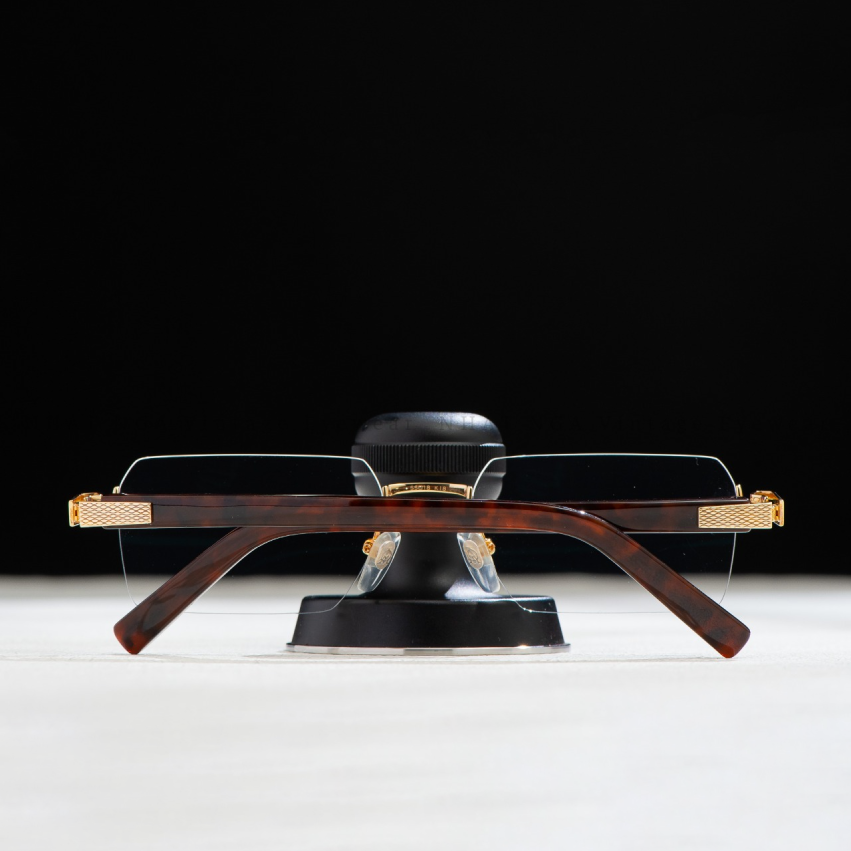 GỌNG KÍNH 3 MẢNH VÀNG 18K DUNHILL 1027