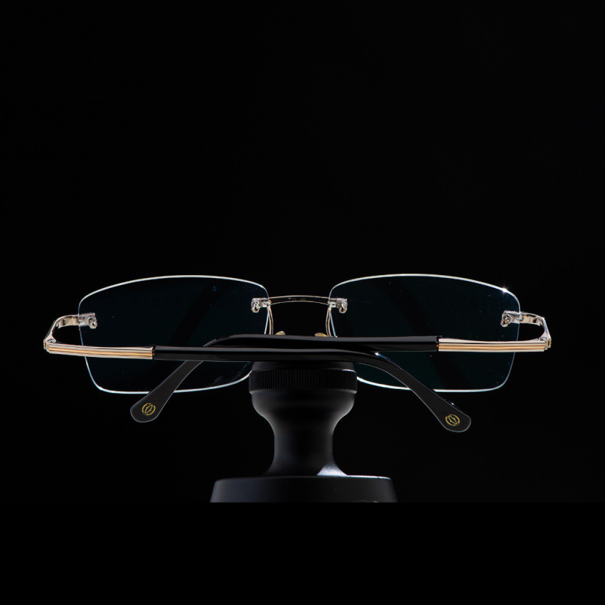 GỌNG KÍNH 3 MẢNH VÀNG TRẮNG 18K CARTIER 5690349