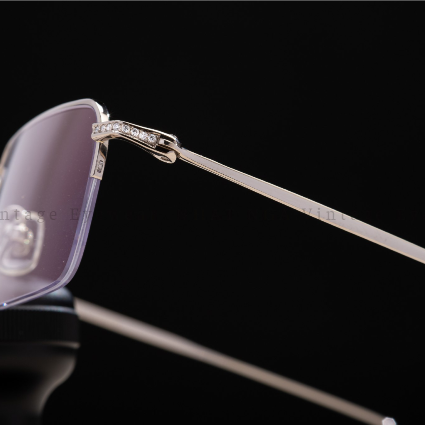 GỌNG CĂNG CƯỚC VÀNG TRẮNG 18K ĐÍNH KIM CƯƠNG LOTOS L7B2810