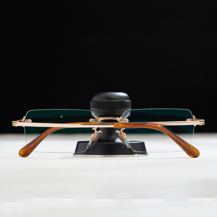 GỌNG KÍNH 3 MẢNH VÀNG NÂU 18K JUN ASHIDA JA-115B