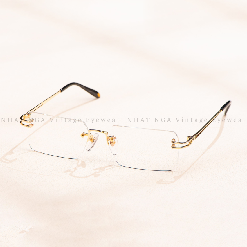 GỌNG 3 MẢNH VÀNG 18K GOT