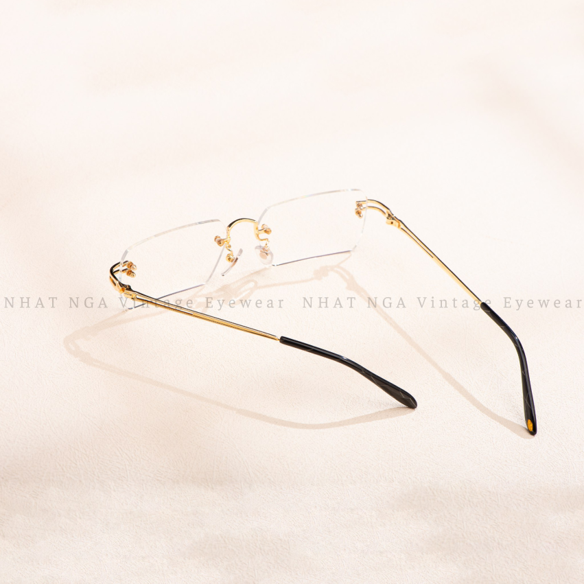 GỌNG 3 MẢNH VÀNG 18K GOT