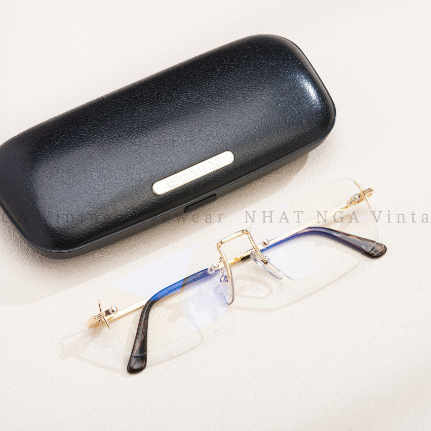 GỌNG 3 MẢNH VÀNG 18K HOYA 04