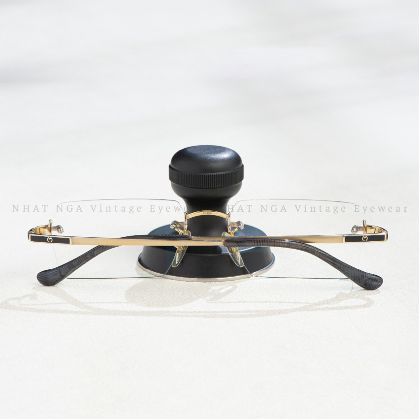 GỌNG KÍNH 3 MẢNH VÀNG TRẮNG MILA SHON MS-132W