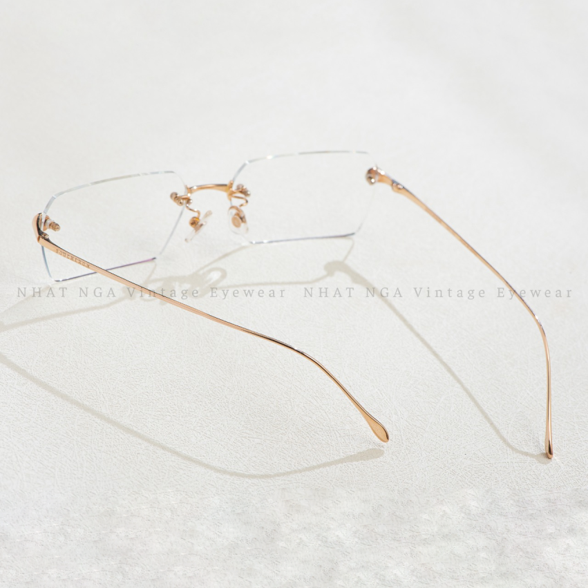 GỌNG KÍNH 3 MẢNH VÀNG HỒNG BOUCHERON BOU12J