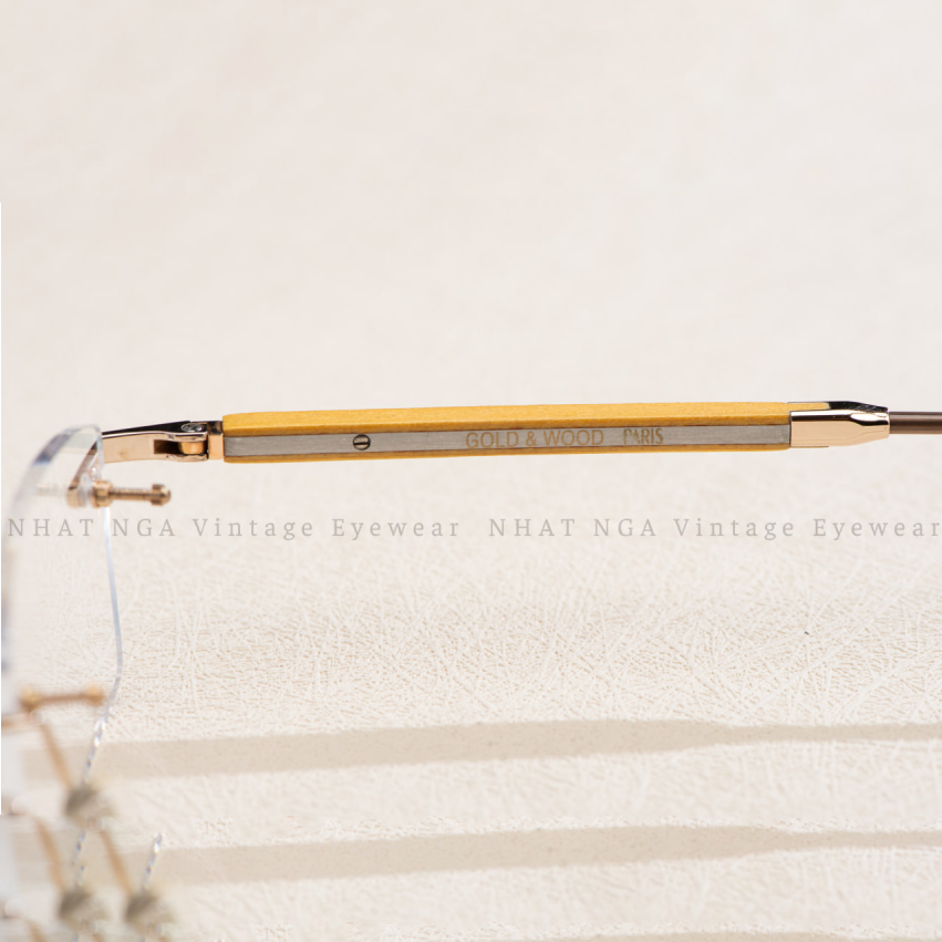 GỌNG KÍNH GỖ GOLD&WOOD -JAA47