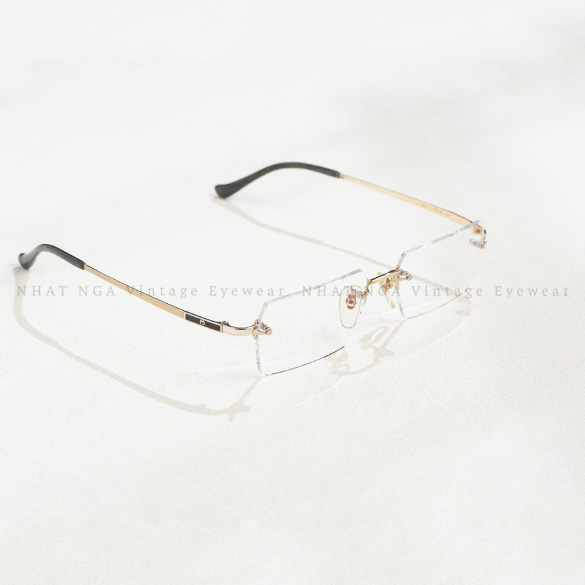 GỌNG KÍNH 3 MẢNH VÀNG TRẮNG MILA SHON MS-132W