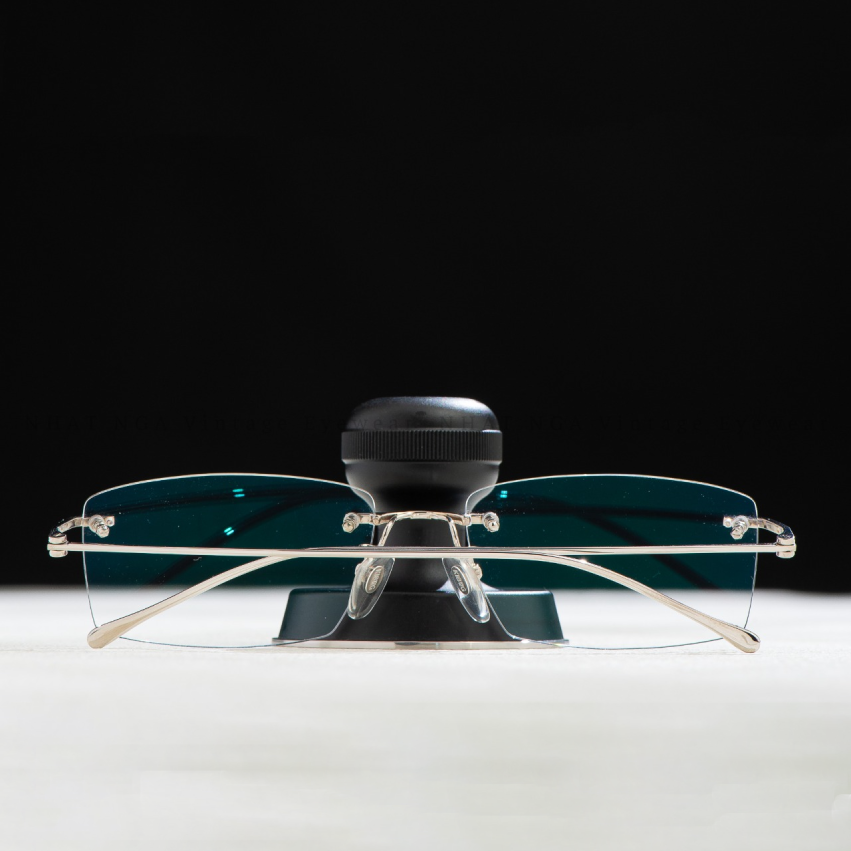 GỌNG KÍNH 3 MẢNH VÀNG TRẮNG HEARTECH KH-918