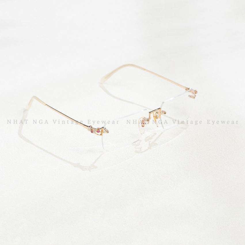 GỌNG KÍNH 3 MẢNH BỌC VÀNG CELINE CG-280