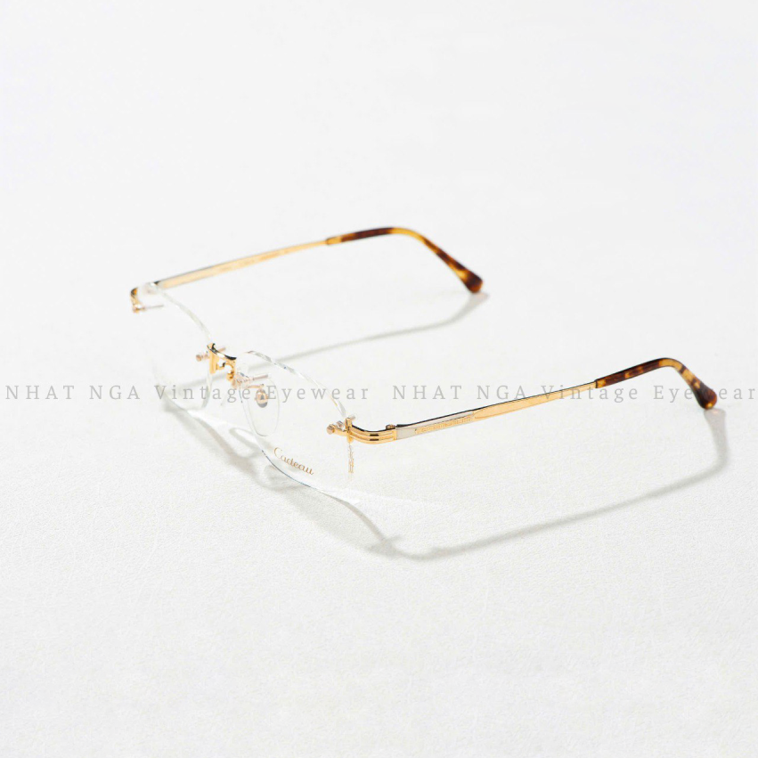 GỌNG KÍNH 3 MẢNH VÀNG 18K CADEAU C-516-A