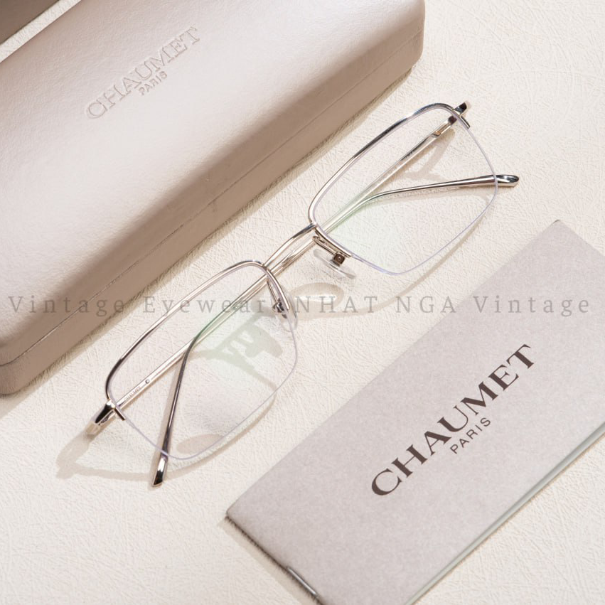 GỌNG CĂNG CƯỚC VÀNG TRẮNG 18K ĐÍNH KIM CƯƠNG CHAUMET CH-H01