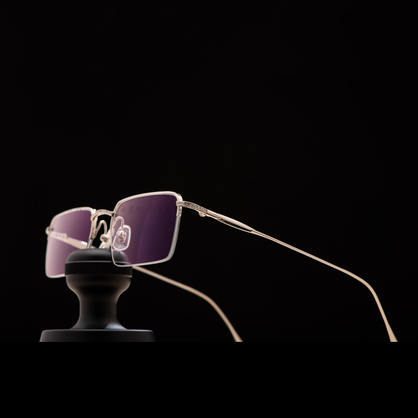 GỌNG CĂNG CƯỚC VÀNG TRẮNG 18K ĐÍNH KIM LOTOS  L-9A077