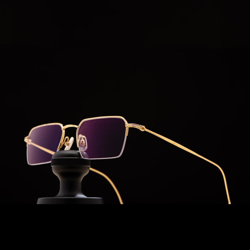 GỌNG CĂNG CƯỚC VÀNG 18K ĐÍNH KIM LOTOS  L7B2810