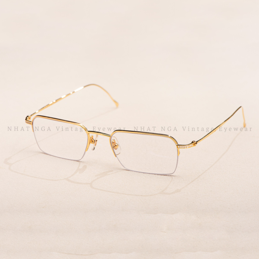 GỌNG CĂNG CƯỚC VÀNG 18K ĐÍNH KIM LOTOS  L7B2810