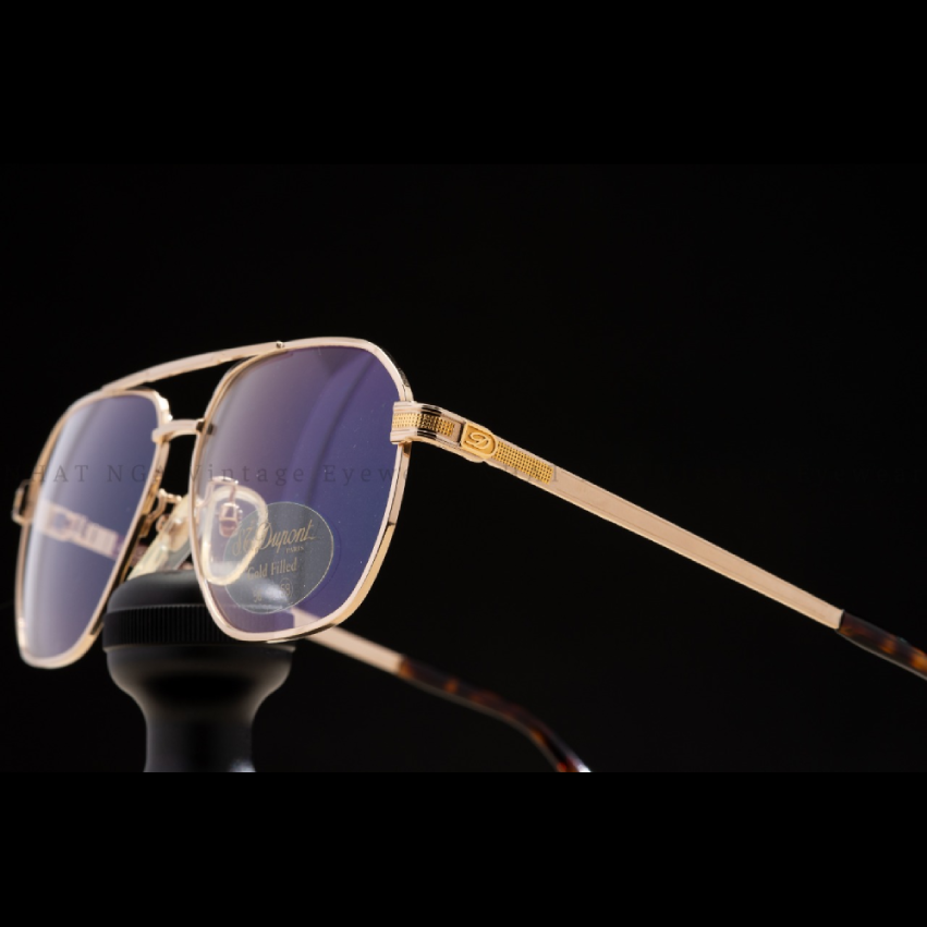 GỌNG KÍNH LIỀN VÀNH BỌC VÀNG ST DUPONT DP2429T