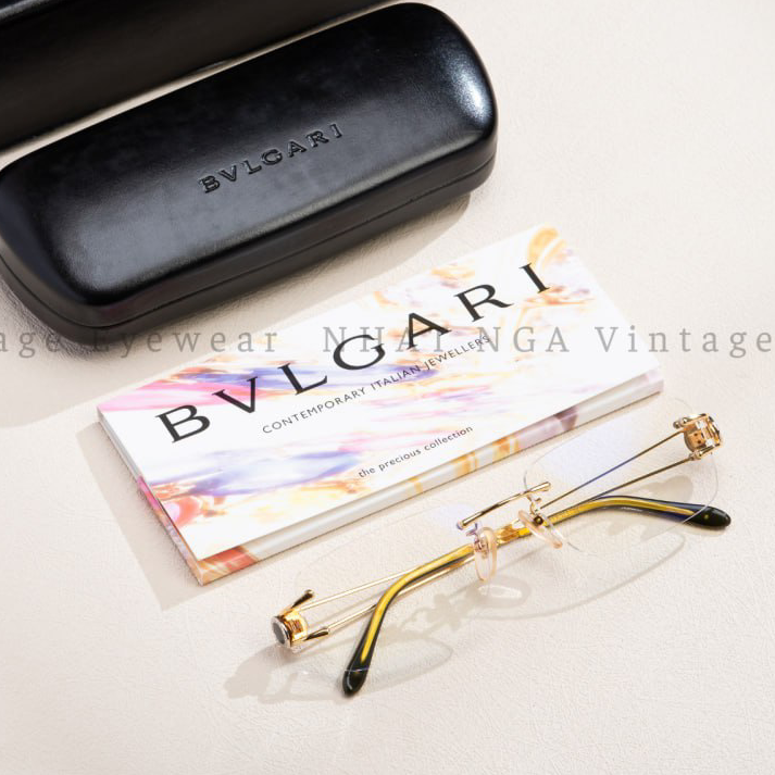 GỌNG 3 MẢNH VÀNG 18K BVLGARI 219K