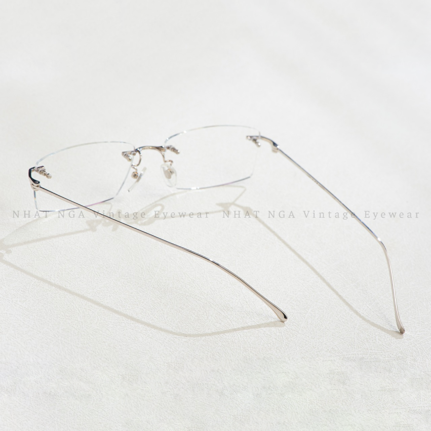 GỌNG KÍNH 3 MẢNH VÀNG TRẮNG HEARTECH KH-918