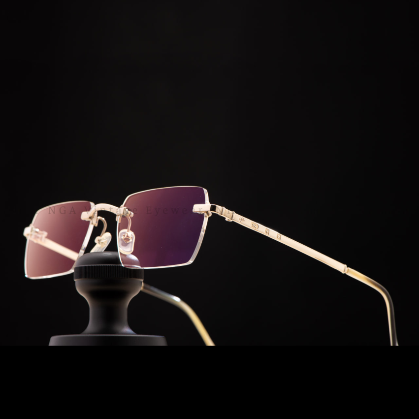 Gọng kính vàng Alfred Dunhill - 045