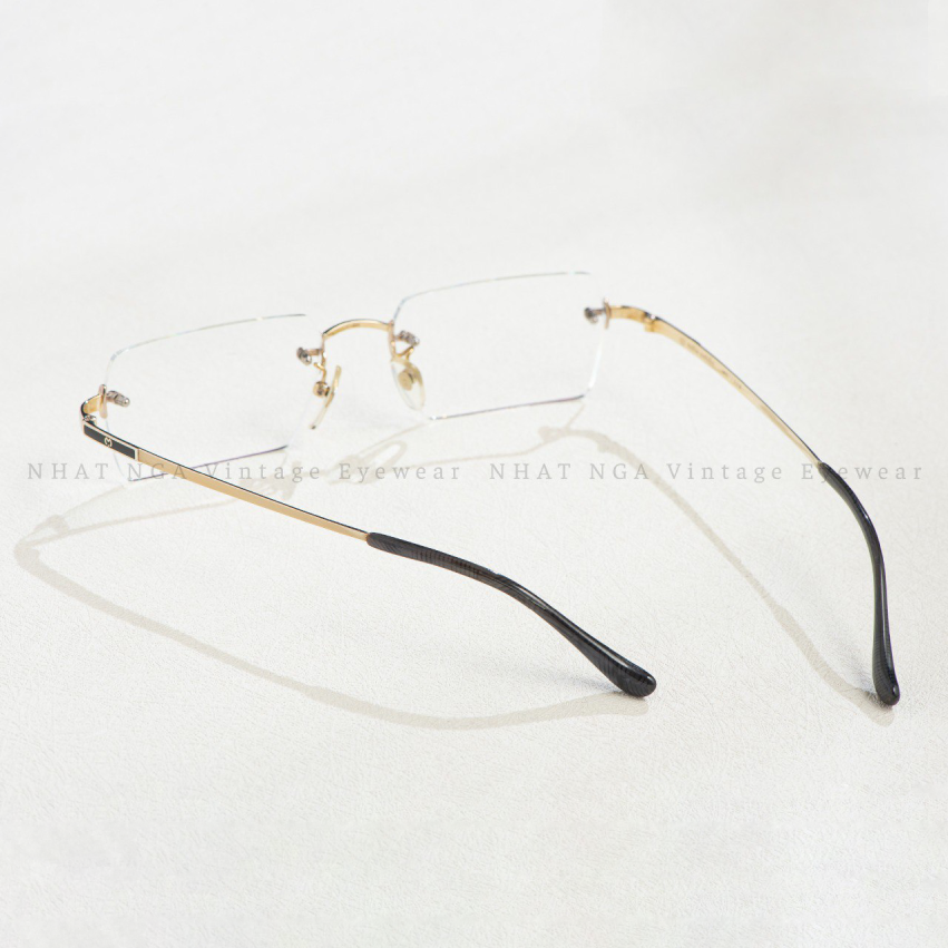 GỌNG KÍNH 3 MẢNH VÀNG TRẮNG MILA SHON MS-132W