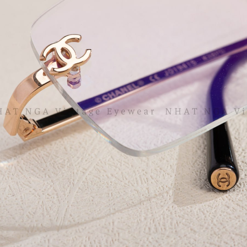 GỌNG 3 MẢNH VÀNG HỒNG 18K CHANEL  JO19419