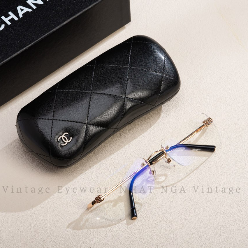 GỌNG 3 MẢNH VÀNG HỒNG 18K CHANEL  JO19419