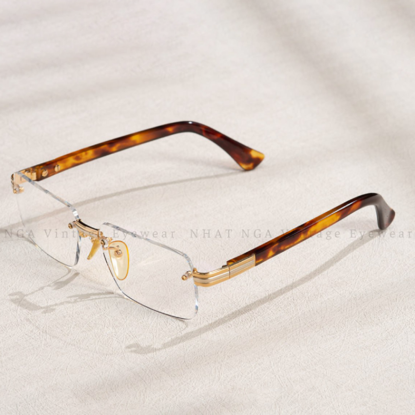 GỌNG 3 MẢNH VÀNG 18K ĐỒI MỒI TỰ NHIÊN