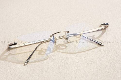 GỌNG 3 MẢNH VÀNG TRẮNG 18K CHAUMET CH-D01