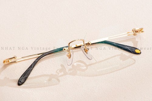 GỌNG 3 MẢNH VÀNG 18K GOT