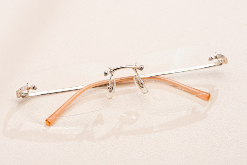 GỌNG 3 MẢNH VÀNG TRẮNG 14K DIOR - 049