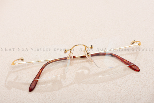 GỌNG 3 MẢNH VÀNG 18K NỘI ĐỊA NHẬT - 050