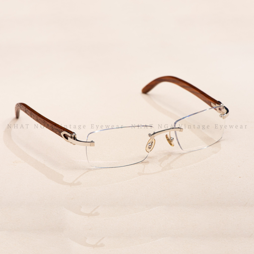 GỌNG KÍNH GỖ CARTIER - 415