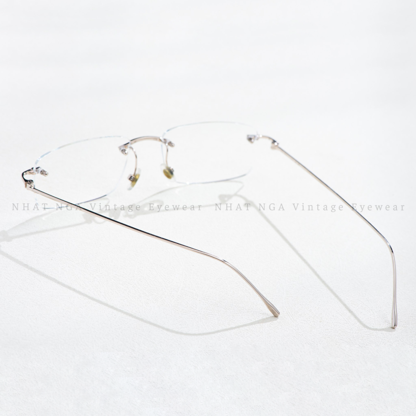 GỌNG 3 MẢNH VÀNG TRẮNG 18K CARTIER CT00700