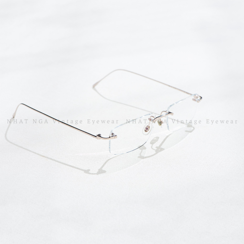 GỌNG 3 MẢNH VÀNG TRẮNG 18K CARTIER CT00700