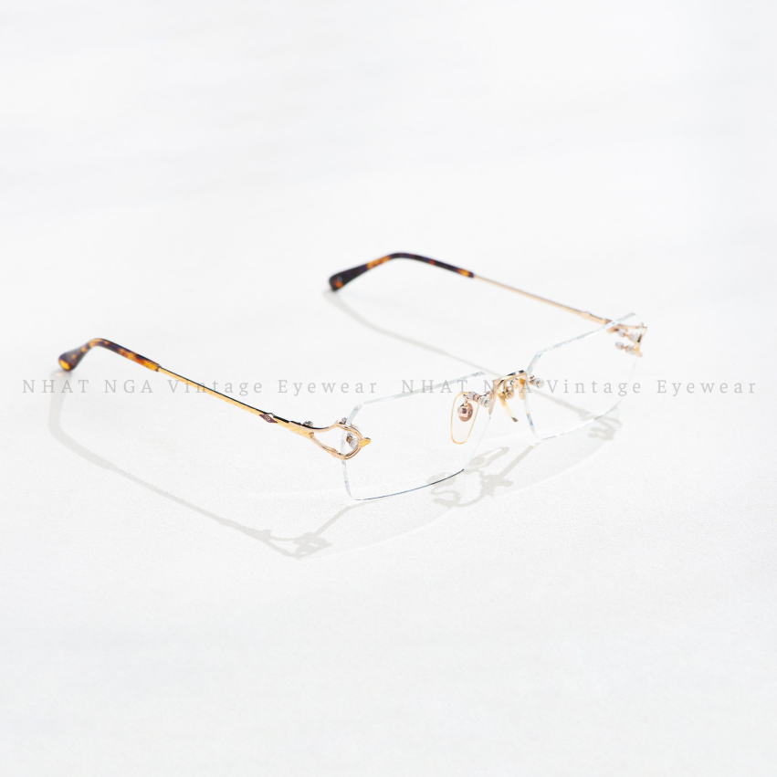 GỌNG KÍNH 3 MẢNH BỌC VÀNG REVILLON 4029