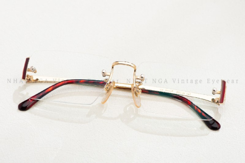 GỌNG KÍNH BỌC VÀNG YSL PARIS 30- 8691