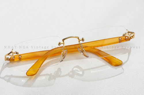 GỌNG KÍNH VÀNG 18K ĐỒI MỒI 