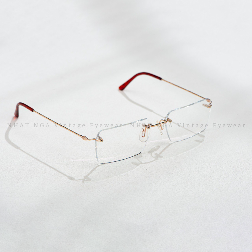 GỌNG 3 MẢNH VÀNG HỒNG 18K PARIS MIKI 319