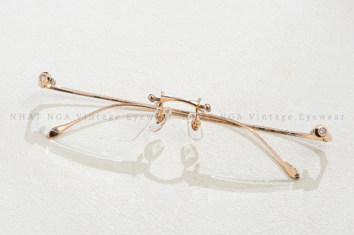 GỌNG KÍNH 3 MẢNH VÀNG HỒNG BOUCHERON BOU12J