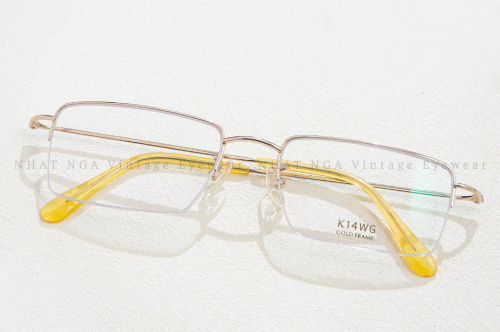 GỌNG KÍNH CĂNG CƯỚC VÀNG TRẮNG NỘI ĐỊA NHẬT UC-1410