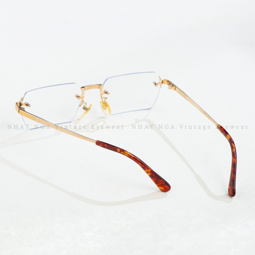GỌNG KÍNH 3 MẢNH BỌC VÀNG LUSTER
